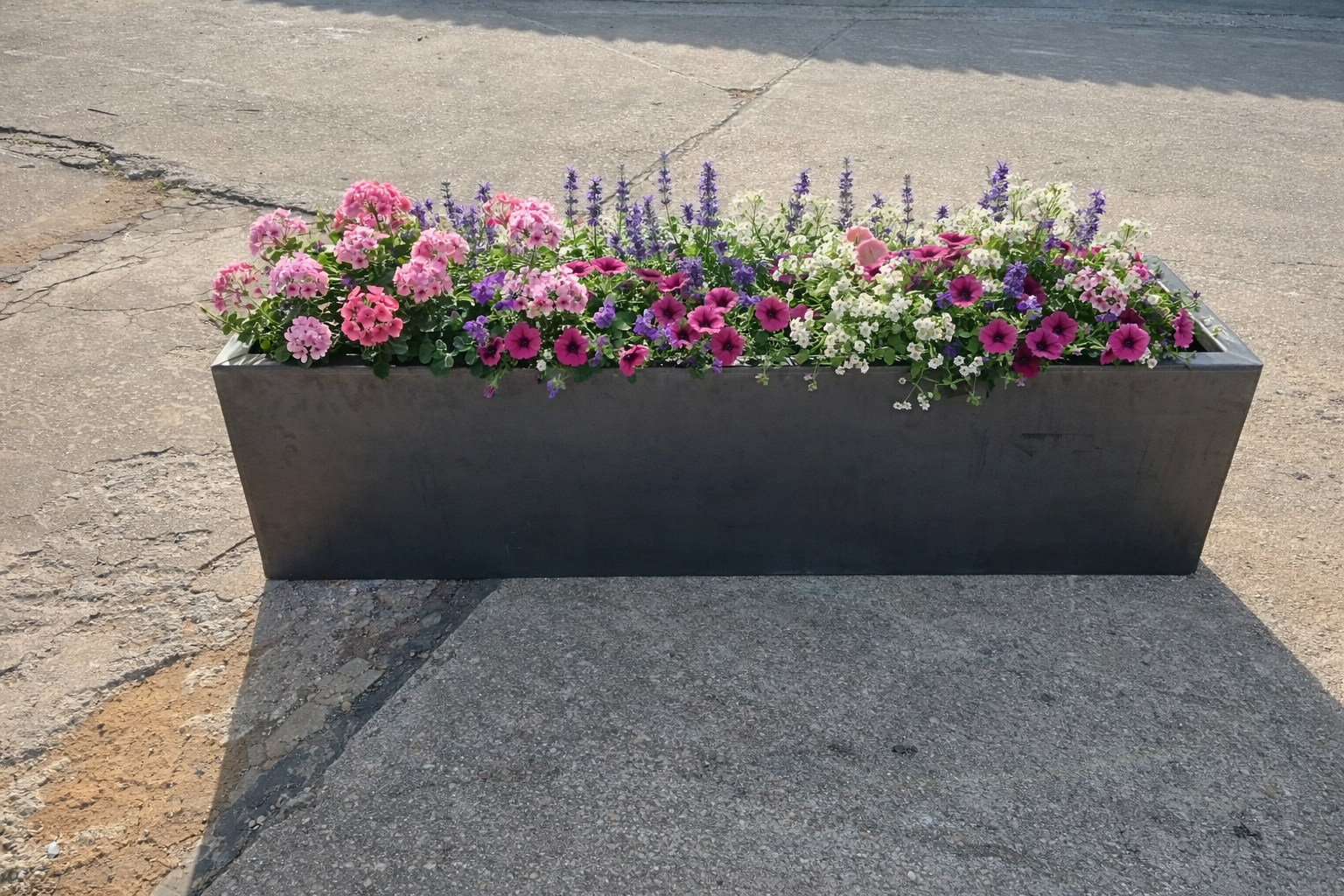 Jardinière de Fleurs en Corten - chaudronnerie Charente