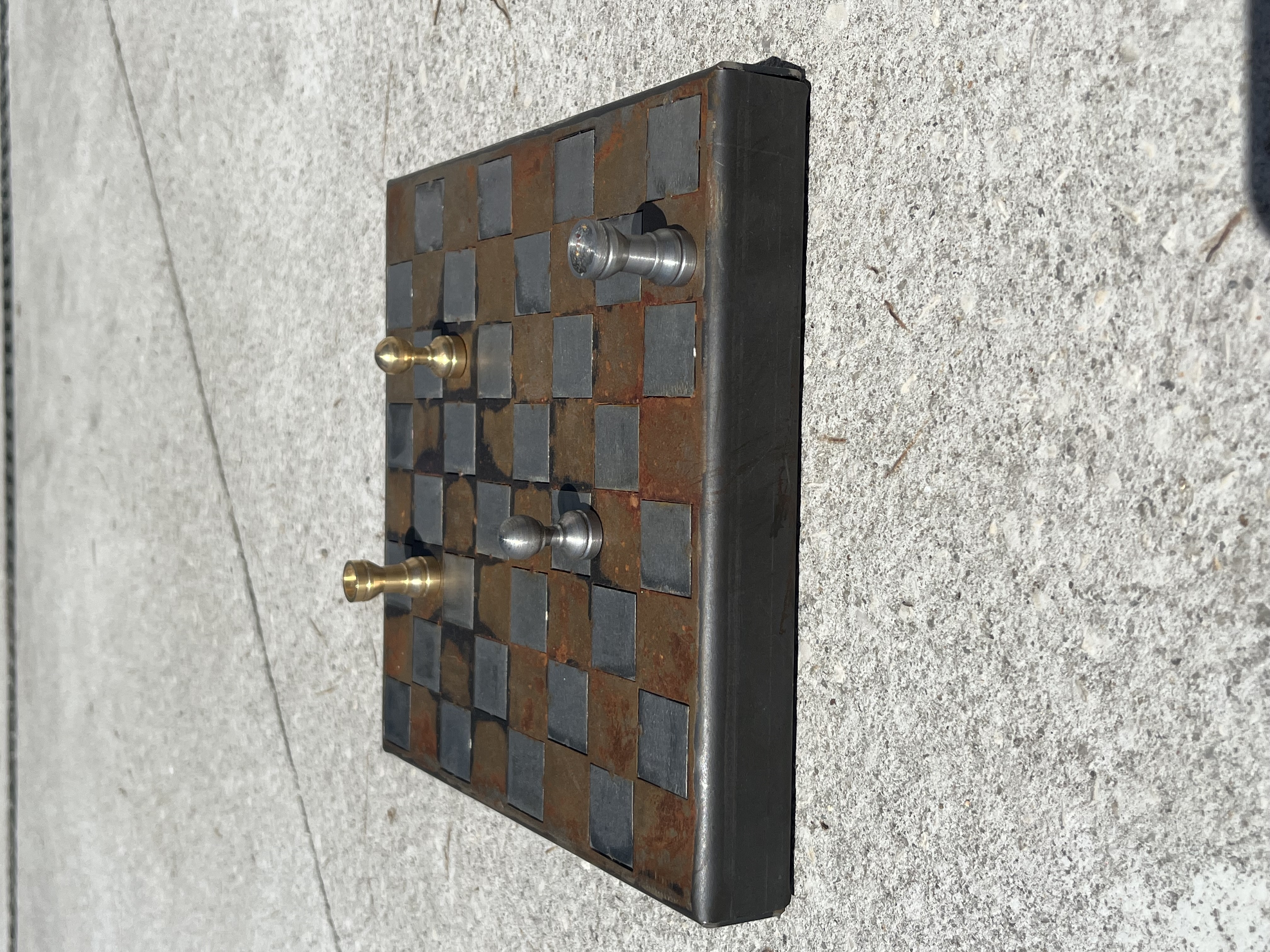 Jeu d'Échecs en Métal - chaudronnerie Charente
